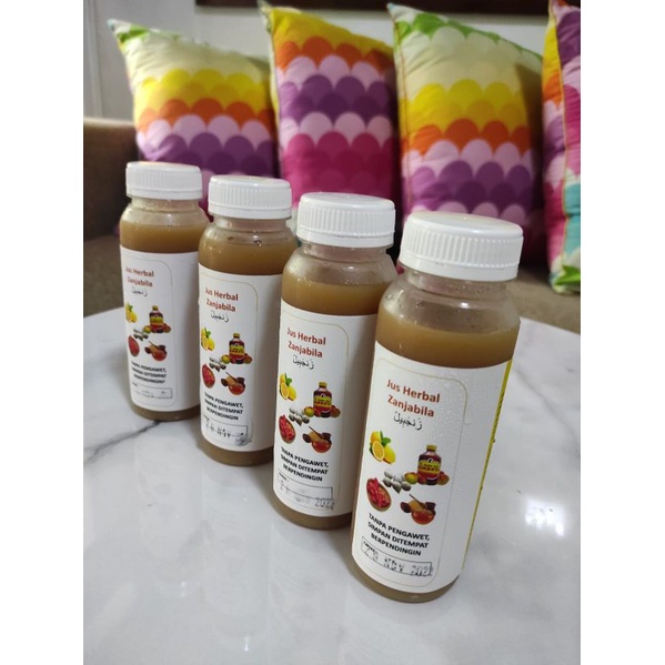 

jus herbal zanjabila 250ml/healty drink/by posbindu mangga