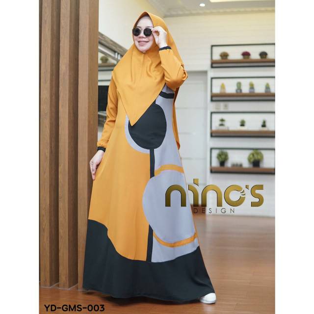 Restok warna terbaru
Syari YD GMS 003 ori by Ninos Design