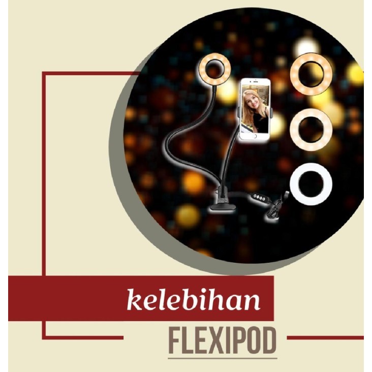 BERKUALITAS INTERNASIONAL FLEXIPOD SELFIE PARTNER 100% ORIGINAL