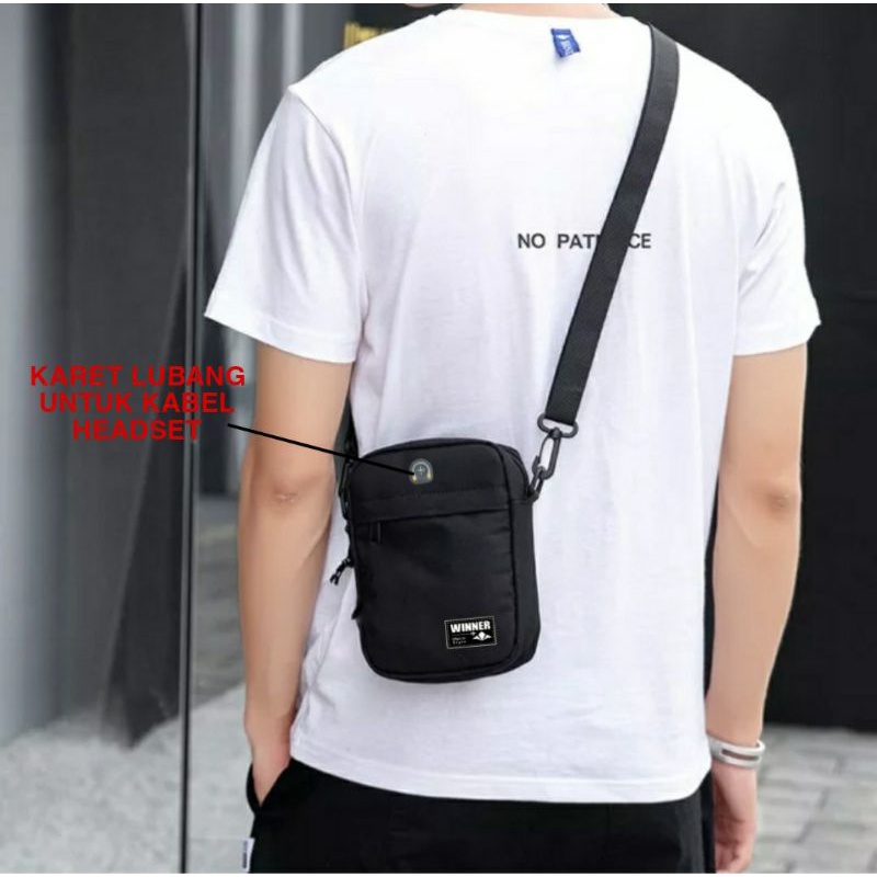 Tas Selempang Pria Slingbag Pria Polo Winner Original Slempang Pria 1900