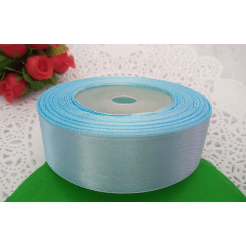 

1roll Pita Satin 2,5cm Biru Muda