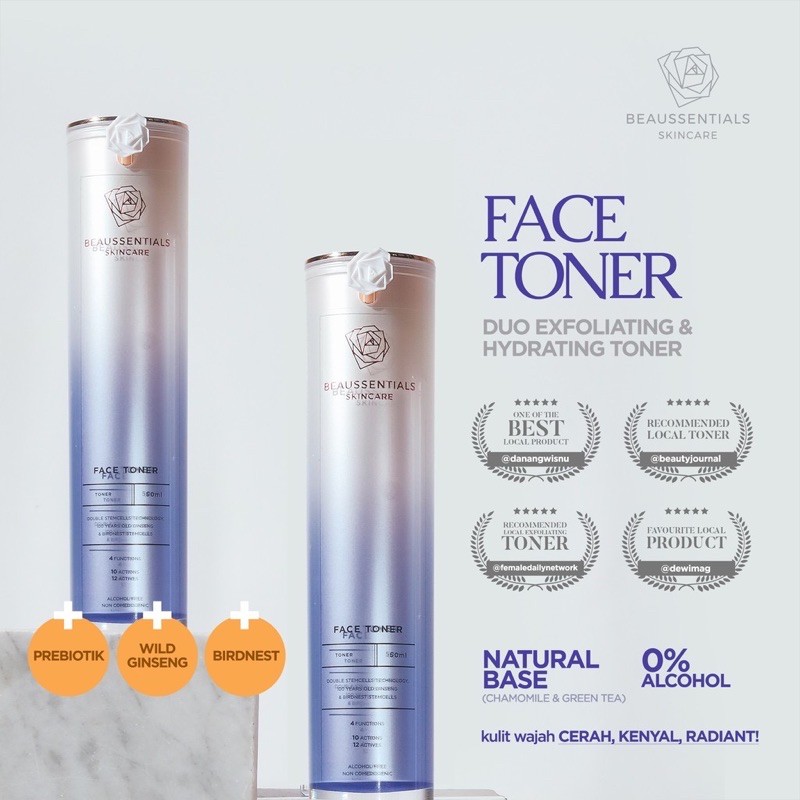 BEAUSSENTIALS - FACE TONER - 4in1 FUNCTIONS