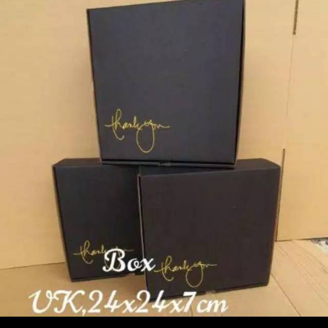 

Box hitam ukuran 24*24*7(thank you)
