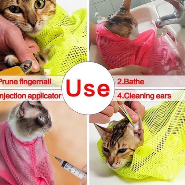 ✓ kxc Harga Lokal - Cat grooming bag . tas grooming kucing.tas 