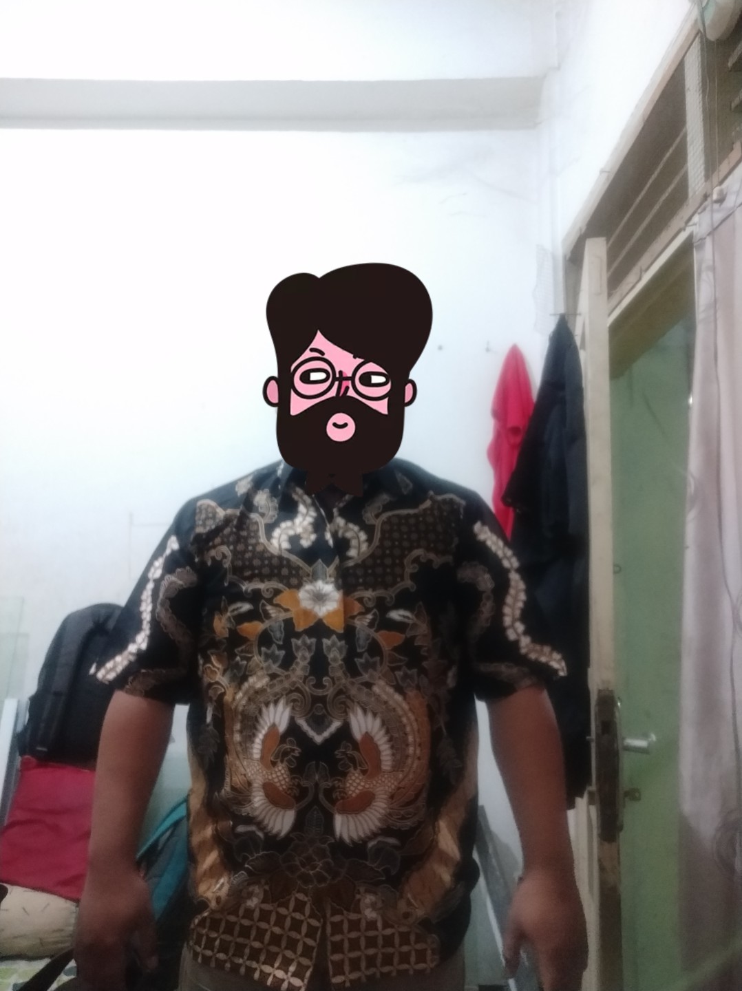 Kemeja Batik Pria Jumbo Xxl Xxxl Xxxxl Bahan Katun