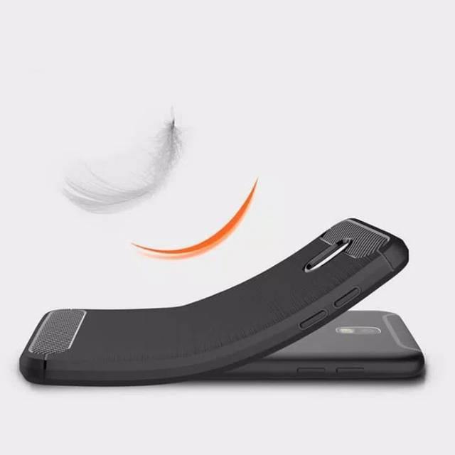 Samsung Galaxy A8 Star - Case Ipaky Carbon Softcase Black Samsung A8 star