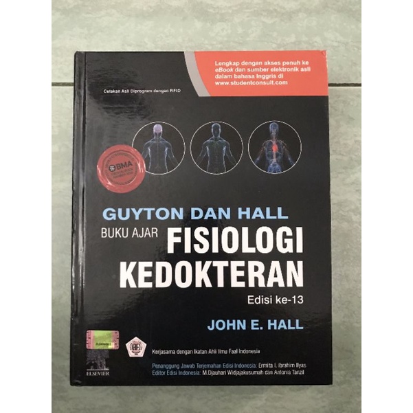 Guyton and Hall Buku Ajar Fisiologi Kedokteran edisi 13 (ORIGINAL, preloved)