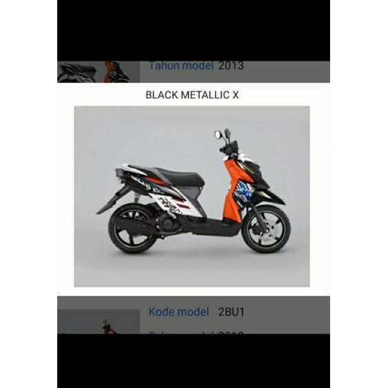 Cover body kasar yamaha Xride 115 original