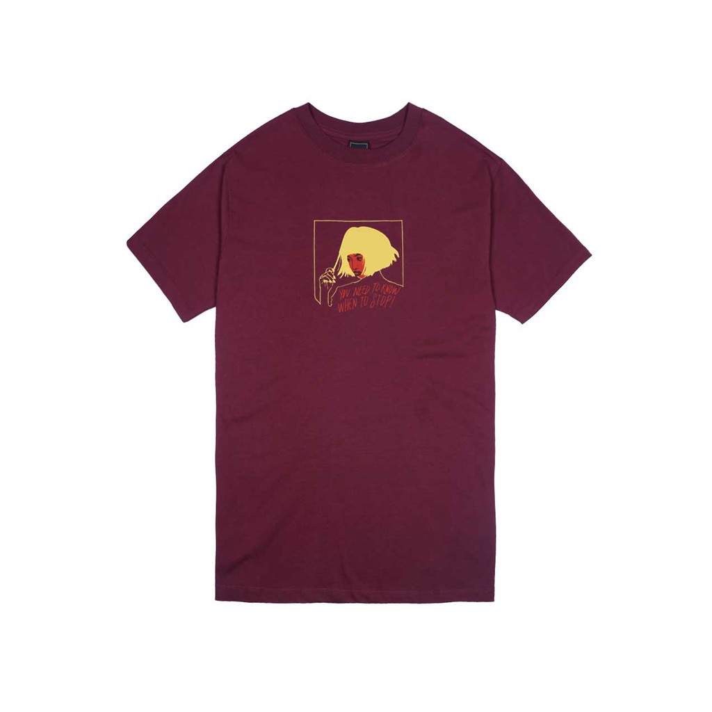 

Reclays Tshirt Stop Maroon