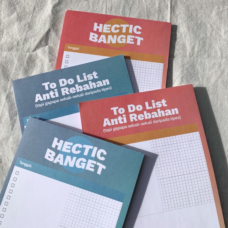 

Memopad To Do List Hectic Banget A5 by voisnote