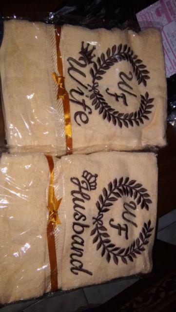 Handuk Couple Mutia (tanpa Box)