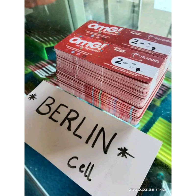 Voucher omg telkomsel 2gb 3hari SUMBAGSEL ZONA1