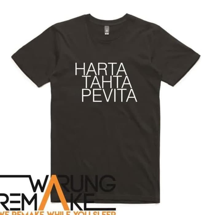 Kaos Baju Obral Combed 30 Distro HARTA TAHTA PEViTA Murah Tshirt polos