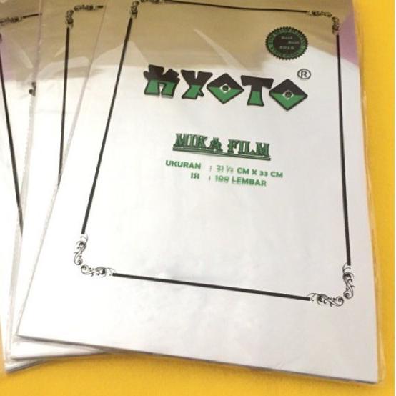 

Paling Bagus|SQ28|MIKA JILID Bening FOLIO / A4 (pack)