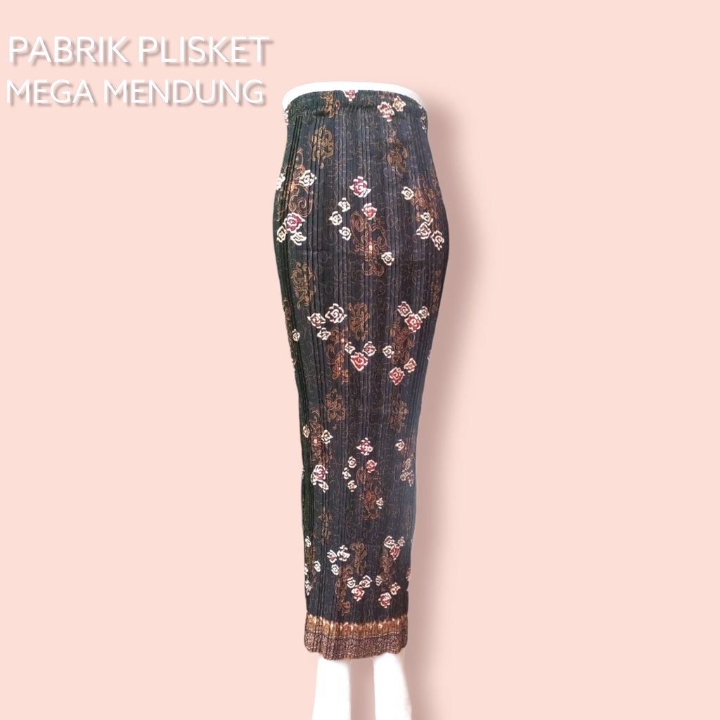 (MEGA MENDUNG) ROK PLISKET BATIK KEBAYA / ROK WANITA KASUAL / ROK WISUDA / ROK PLISKET PREMIUM
