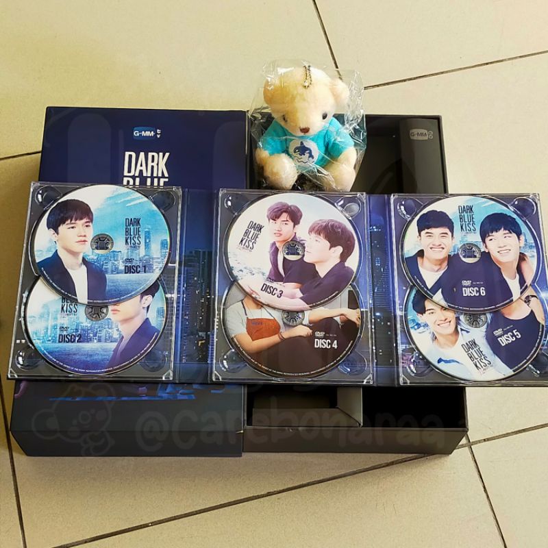 Dark blue kiss official boxset dvd gmmtv pete kao tay new
