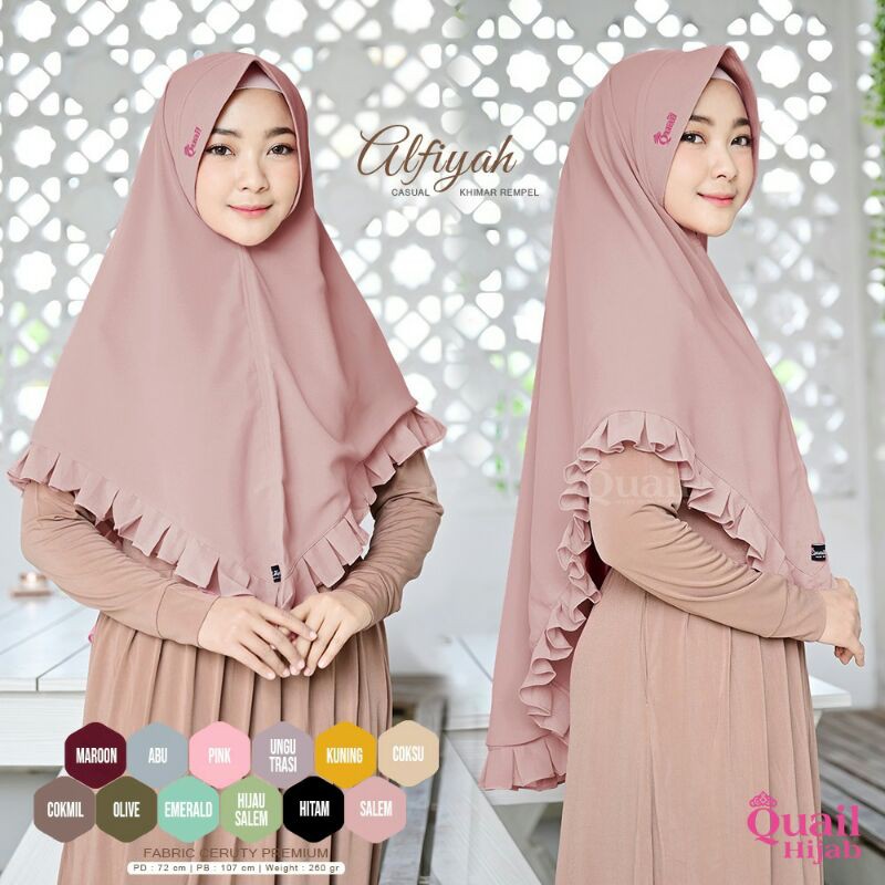 QUAIL HIJAB KHIMAR ALFIYAH