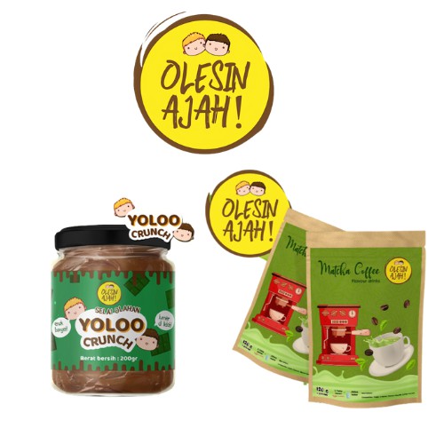 

Promo OlesinAjah Selai Yoloo 200Gr + Matcha Coffee Premium Flavoured Drink - 120G