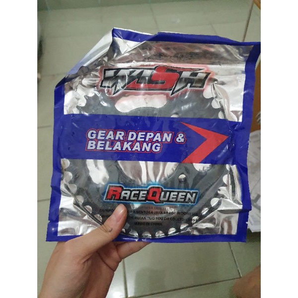 GEAR SET / GIR PAKET MOTOR JUPITER Z NEW 428H 108L 14T 40T / BAJA BAKAR MEREK WISH / CHAIN AND SPROCKET RANTAI H-3