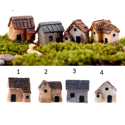 Miniatures - Terrariums - Stone House #05