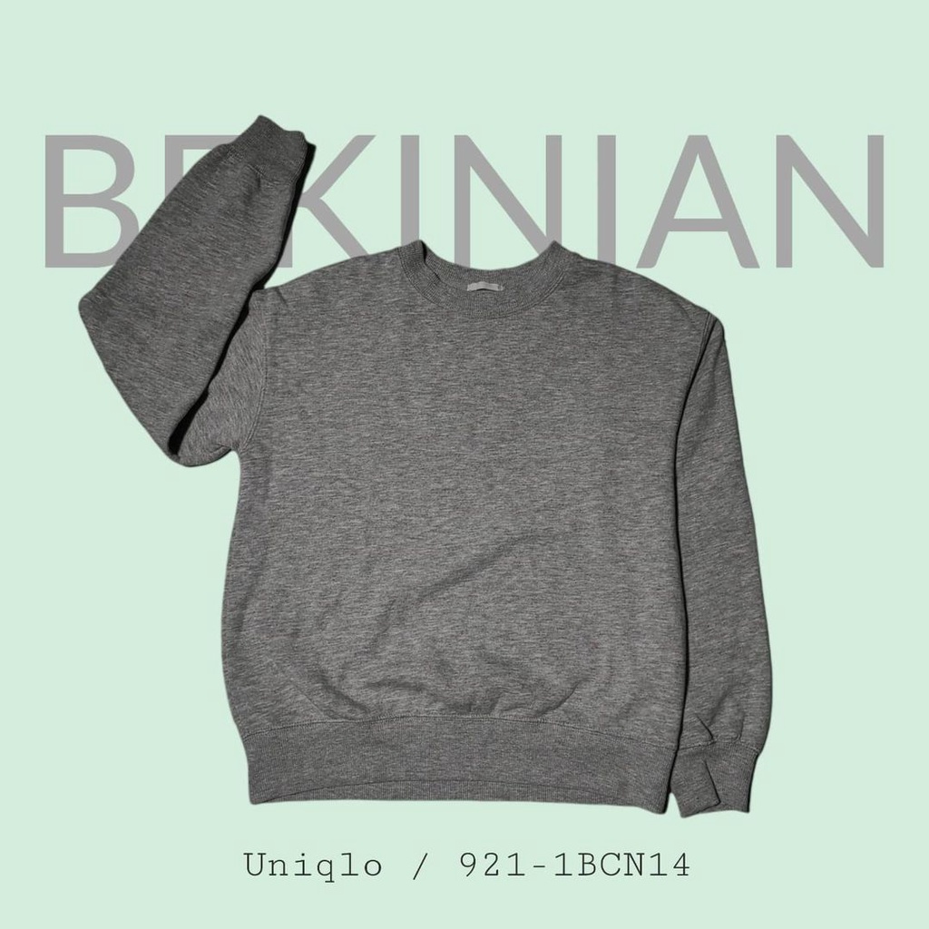 Crewneck Sweater Uniqlo GU original | Bekinian Ready | Secondhand Preloved Second Branded Thrift Pri
