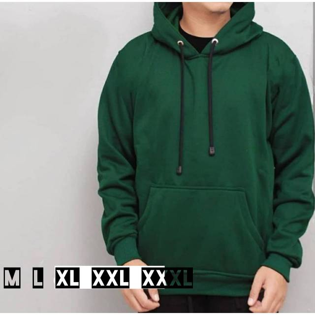 SWEATER HOODIE JUMBO PRIA WANITA JUMPER M L XL XXL XXXL JAKET POLOS OBLONG SWITER BIG SIZE HITAM NAVY HIJAU PINK BAHAN KATUN TEBAL PROMO TERMURAH BANDUNG XXXXL 3XL 4XL