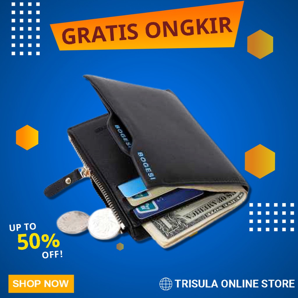 Dompet Kulit Pria Rhodey Bogesi