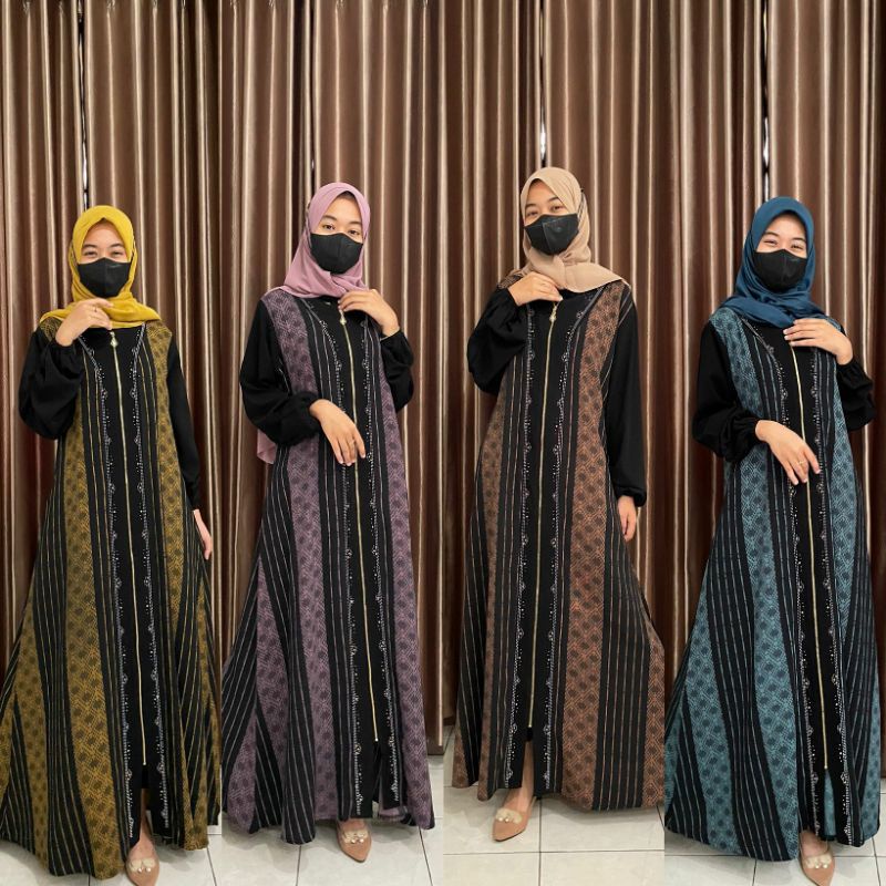NEW Gamis Hikmat gamis abaya gamis hitam gamis haji gamis Arab gamis motif gamis terbaru