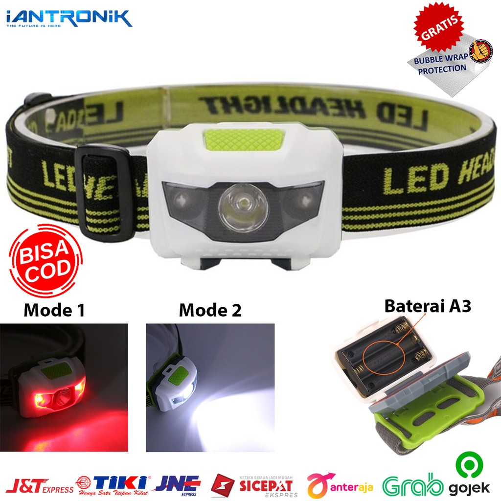 SENTER KEPALA /  Lampu HEADLAMP Mini MITSUYAMA MS 334