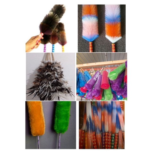 Kemoceng/Sulak Bulu Ayam Lancur 50 cm