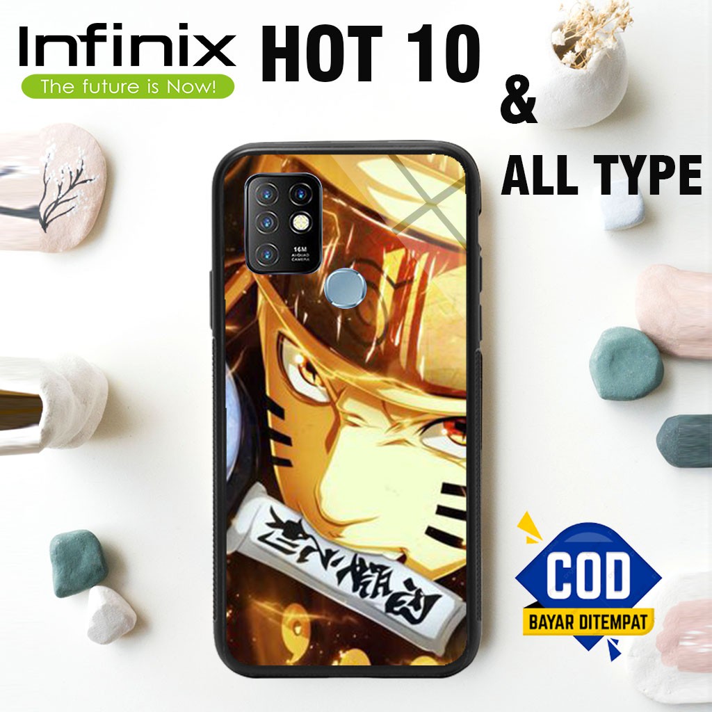 S20 -CASE GLOSY NARUTO FOR INFINIX HOT 9 PLAY,NOTE 7,NOTE 8,NOTE 10,HOT 8,HOT 9,HOT 10,SMART 4,SMART