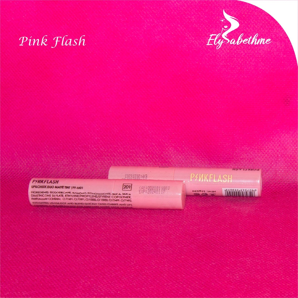 ✿ELYSABETHME✿ Pinkflash Lip tint liptint ombre tekstur ringan kualitas import bagus ombre tekstur halus mudah di blend