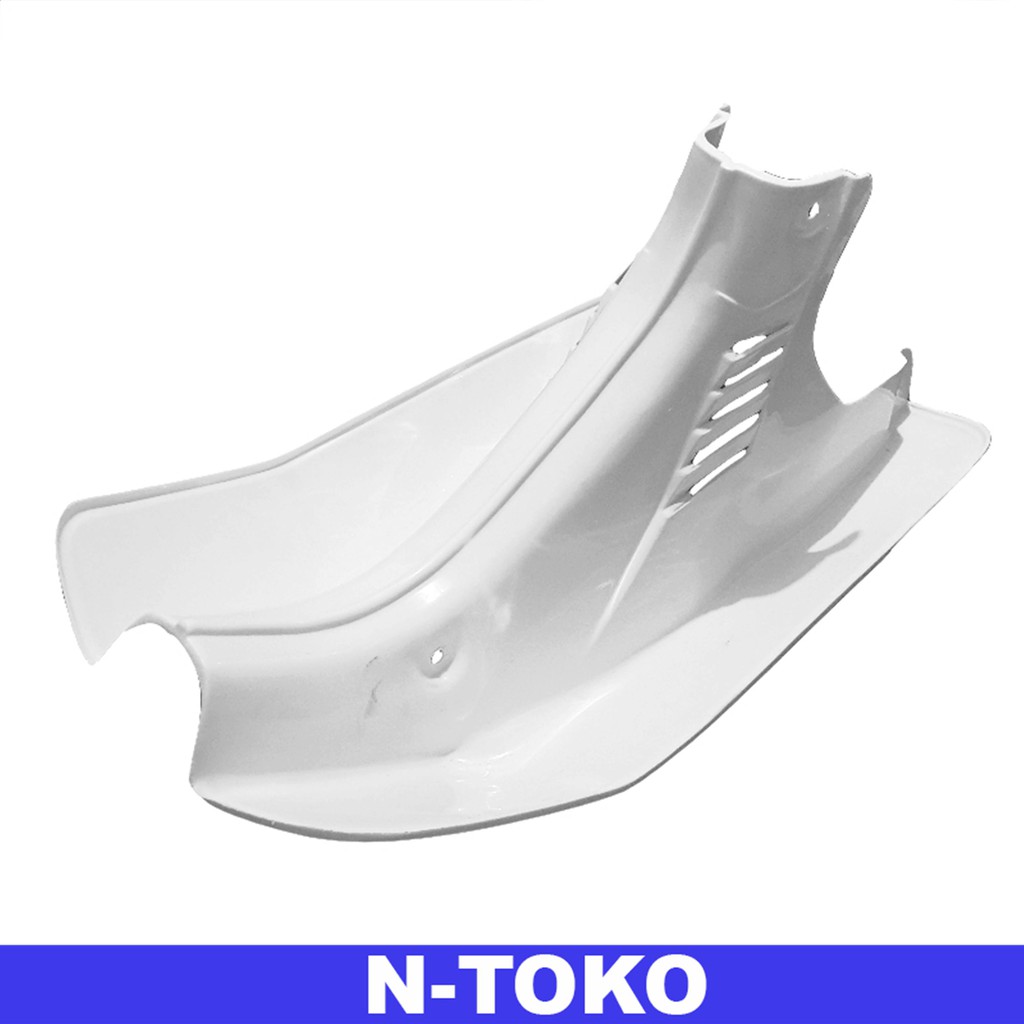 Sayap Cover Body Motor Suzuki RC80 RC100 Putih Tebeng Depan Legshield