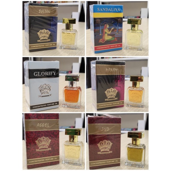 Minyak Wangi/parfum Malaki Makhlat , Bakhur , Manam , Zahoor Al-reef , Haneen