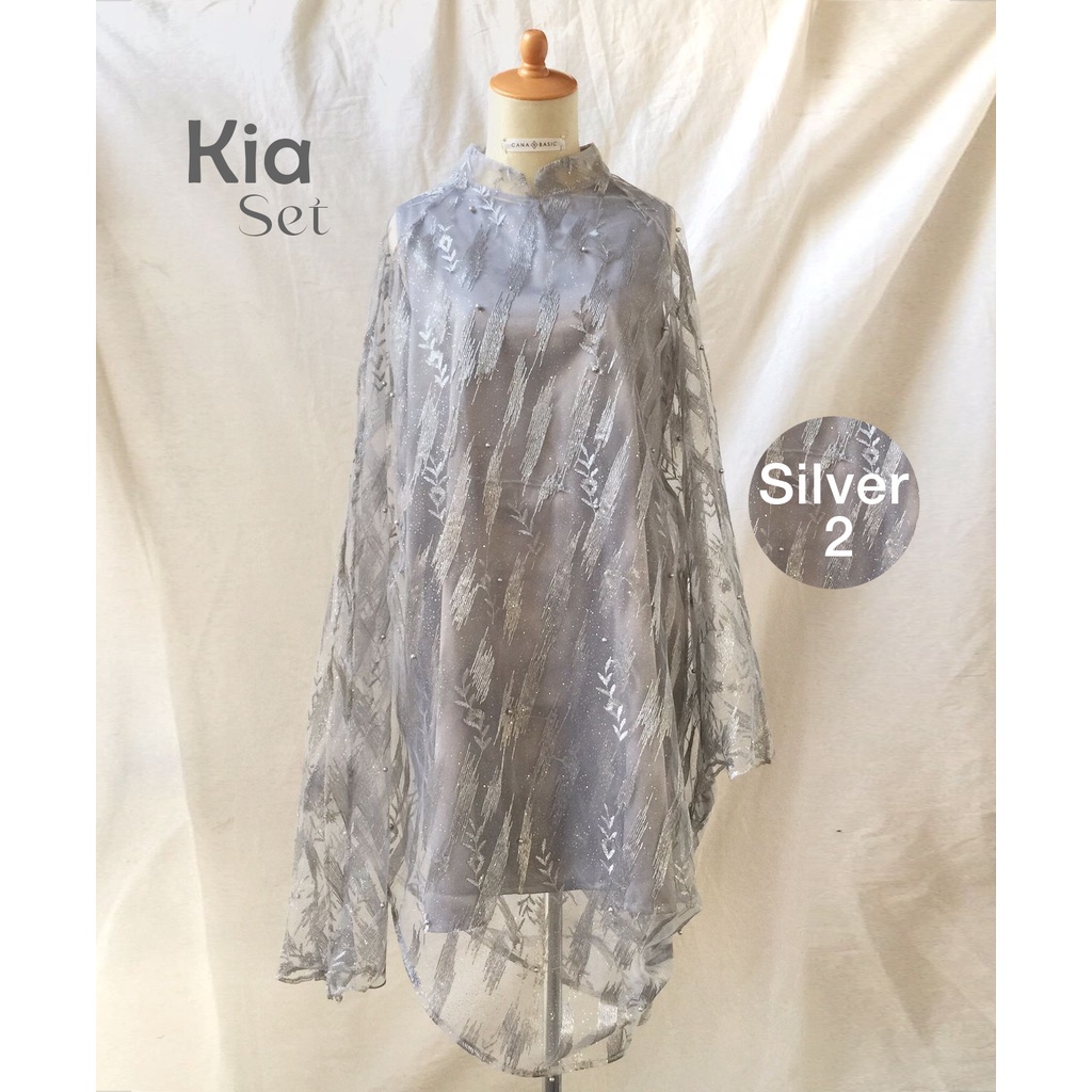 Kia Kaftan Set Gamis Brukat