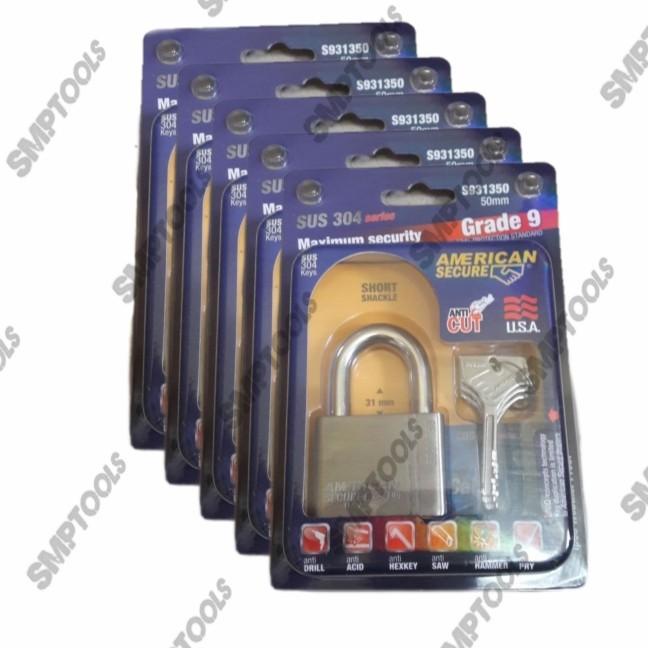Gembok American Secure 50mm