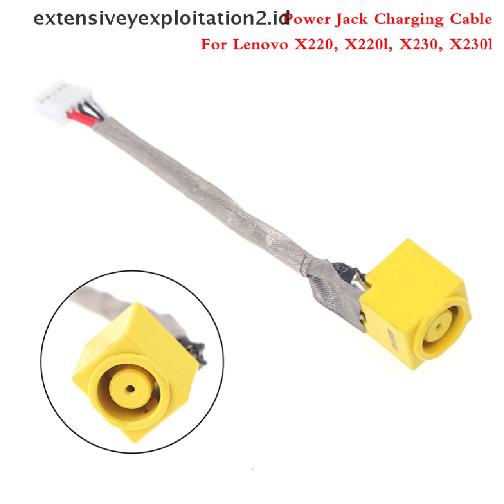 (Hotter Model 1) Kabel Konektor Power Dc Laptop Untuk Lenovo X220 X220L X230 X230L