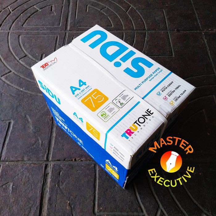 

Order Langsung Sinar Dunia / SiDu Kertas HVS A4 70 gsm 210 x 297 mm / 1dus Berkualitas
