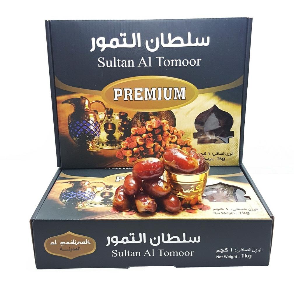 

Kurma Khalas Sultan AtTomoor 1kg//Khalas KEMASAN KARDUS // Oleh Oleh Haji dan Umroh