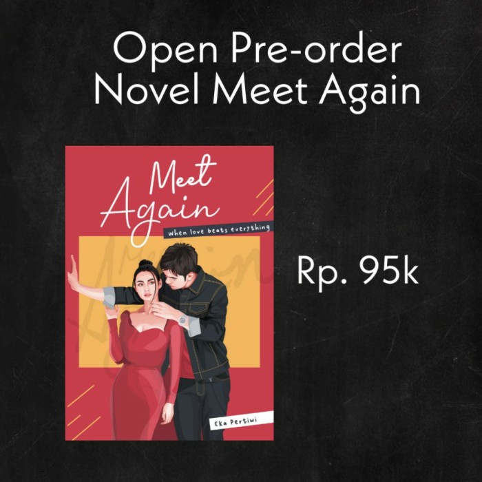 

MUST HAVE!! MEET AGAIN NOVEL EKA PRADIPTA TERBARU
