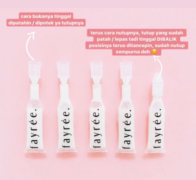 (isi 4 pcs) Baru! Lem Bulu Mata Hitam Fayree