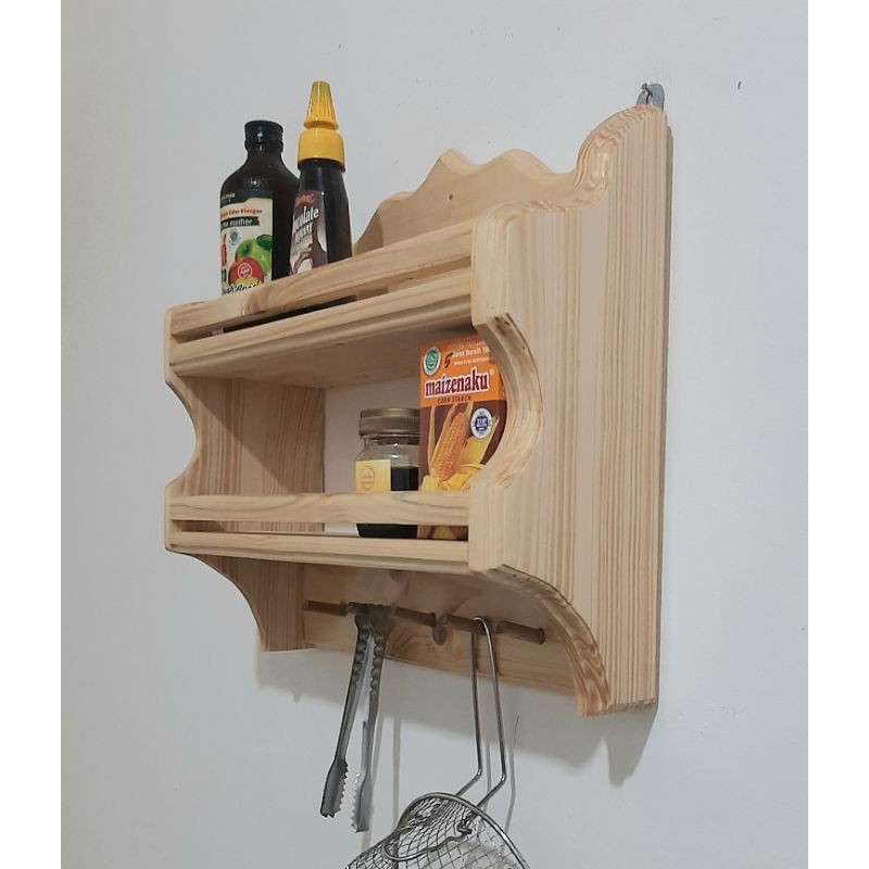 Rak dinding minimalis/ Rak bumbu dapur.