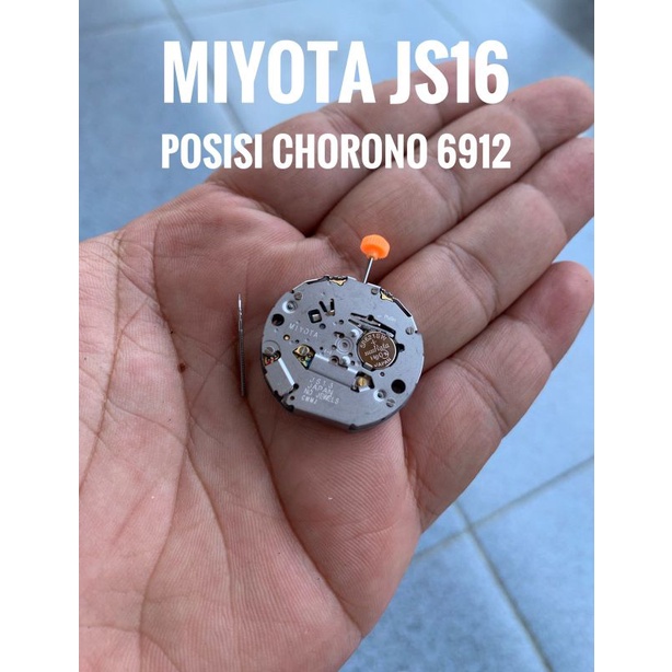 Mesin jam tangan Original Miyota JS16 chorono 6912