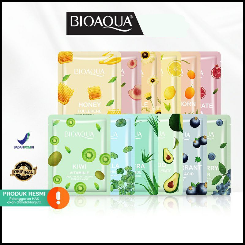 ★ BB ★ BIOAQUA Sheet Mask Brightening Moisturizing skin care Hydrating Essence face Mask anti aging Masker Wajah - BIO AQUA