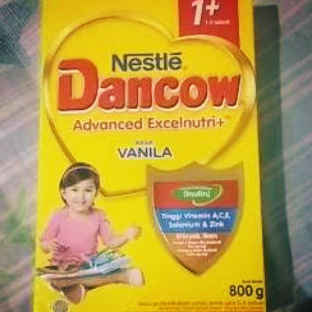 

Susu dancow 1+ Rasa vanilla dan rasa madu