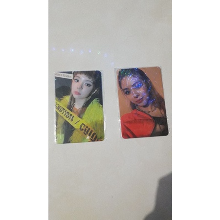 PHOTOCARD RYUJIN LIA ITZY GUESS WHO