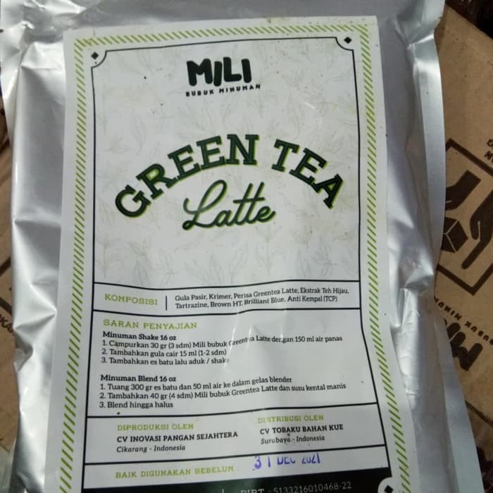 

MILI BUBUK MINUM GREEN TEA LATTE / CHEESE TEA 1000gr