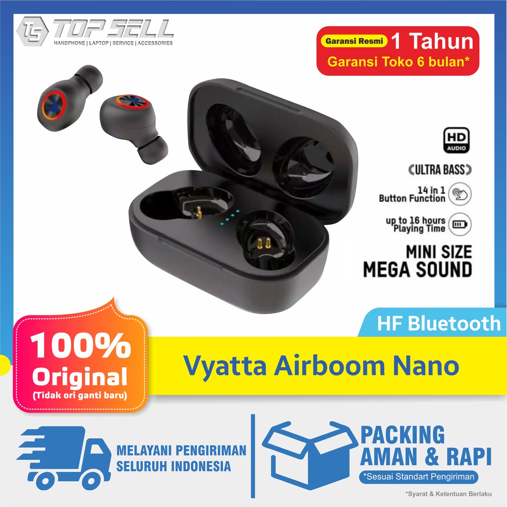 HF Bluetooth TWS Vyatta Air Boom Nano Stereo
