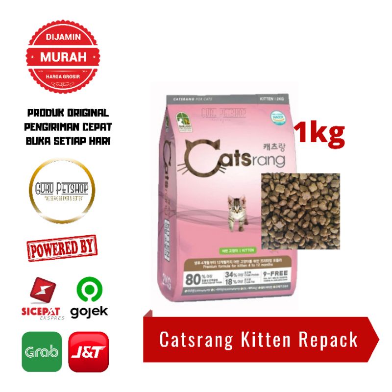 Makanan Kucing Catsrang Kitten 1kg / Catsrang Kitten Catfood