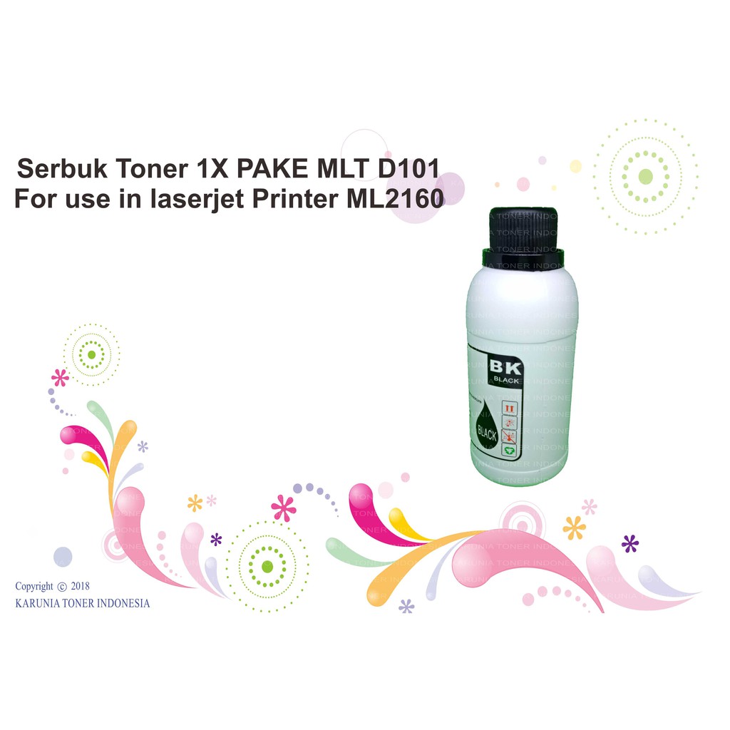 Serbuk Toner 1X PAKE MLT D101 For use in laserjet Printer ML2160